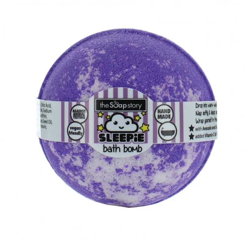 Bath Bomb on white background