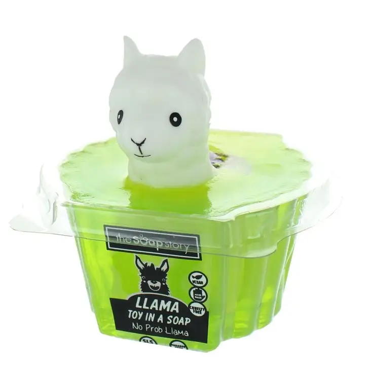 Llama Soap on white background