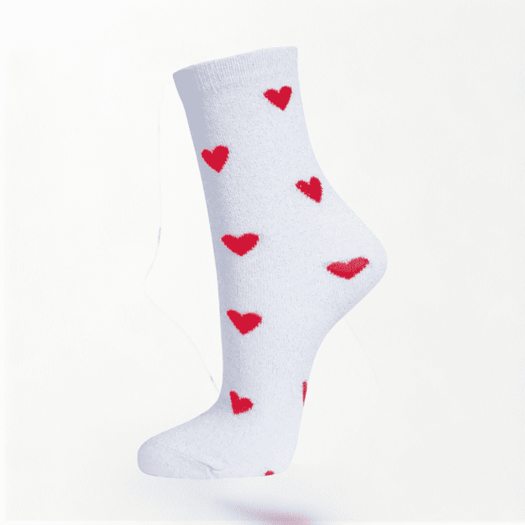 Socks on white background