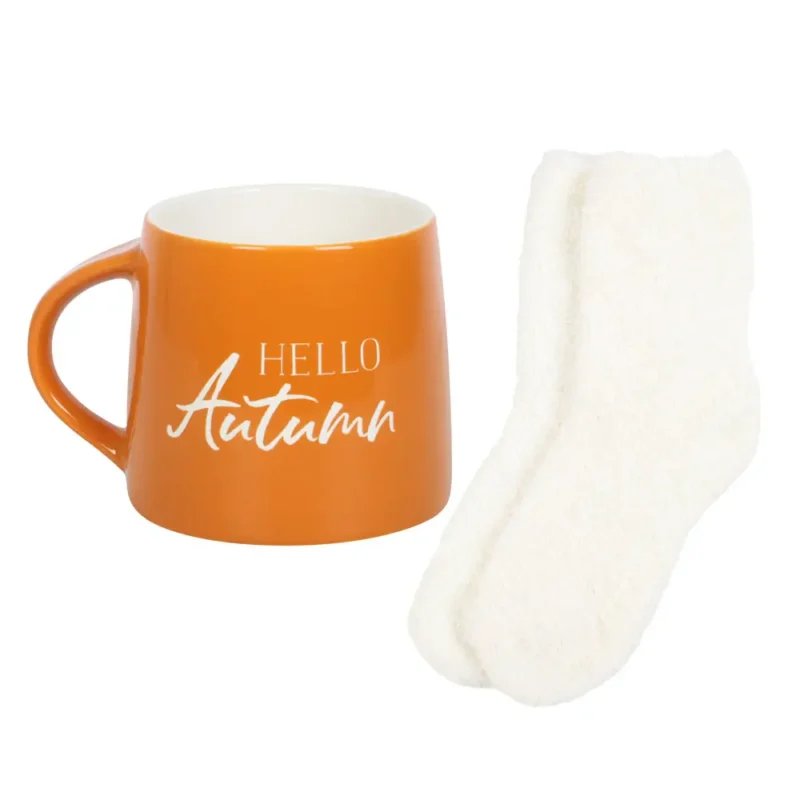 Hello Autumn Mug and Sock Set - Image 2