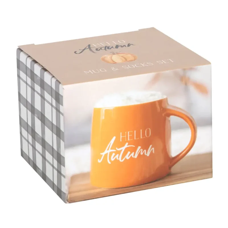 Hello Autumn Mug and Sock Set - Image 3