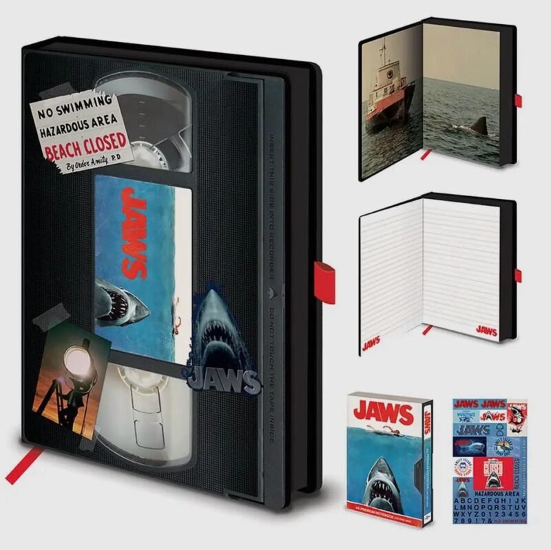 Jaws Vhs Style A5 Premium Notebook