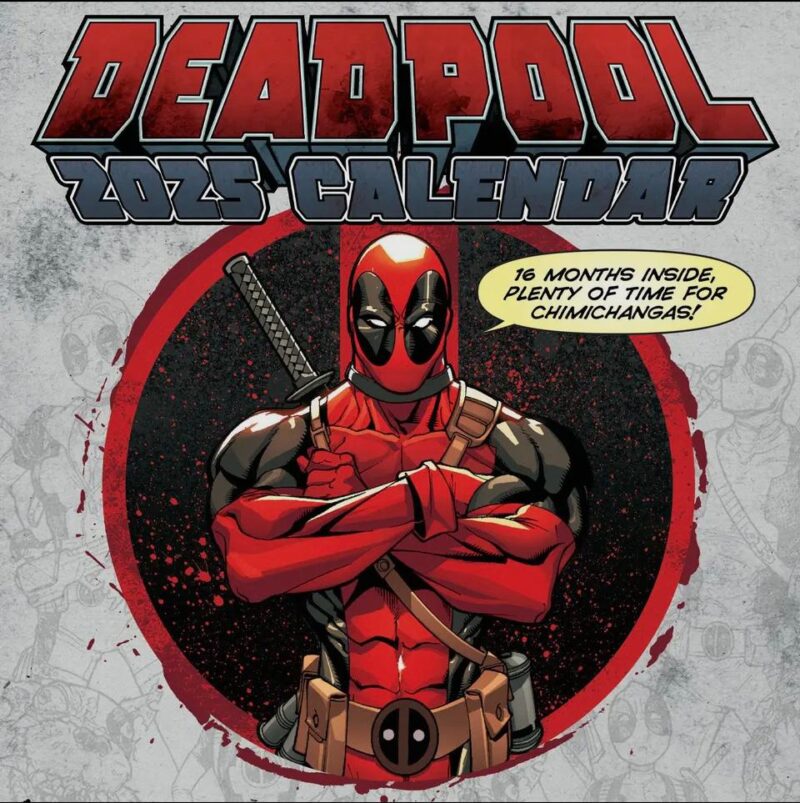 Deadpool 2025 Square Calendar