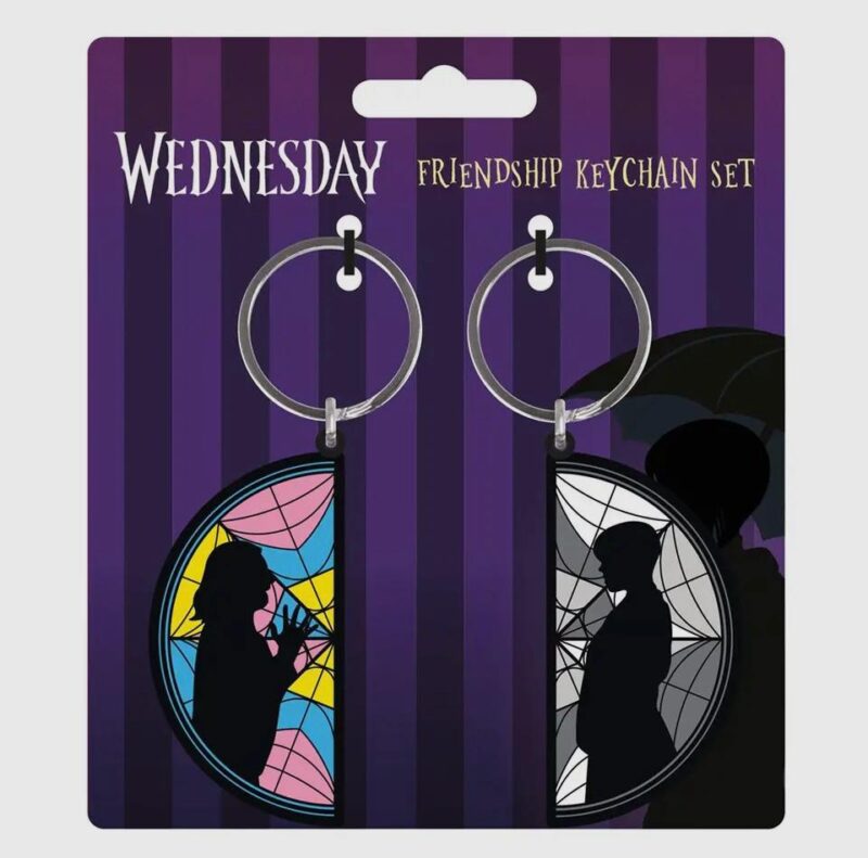 Wednesday & Enid Window Keychain (2 Pack)